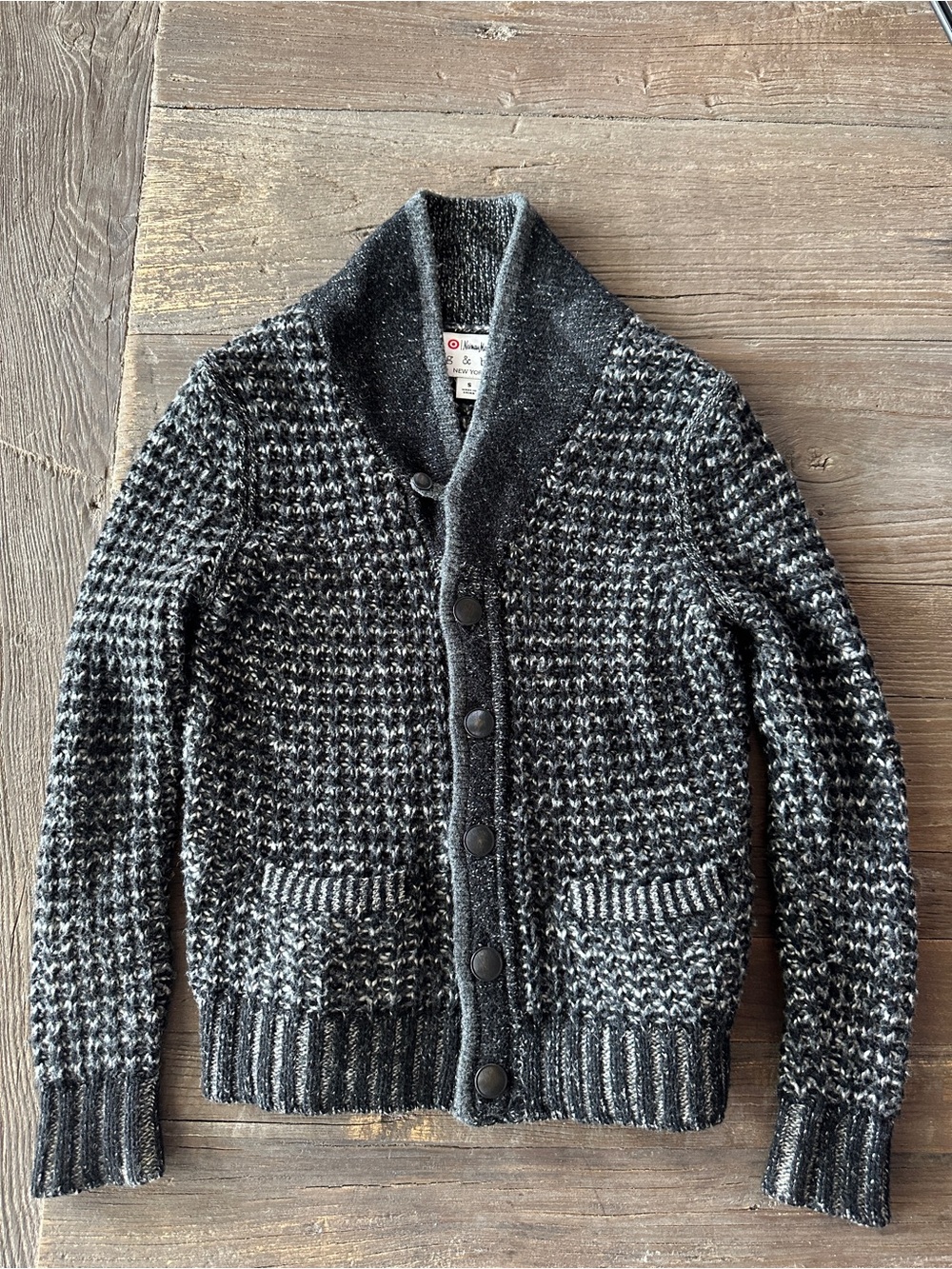Target Neiman Marcus x Rag & Bone collab! Boys cable cardigan sweater
